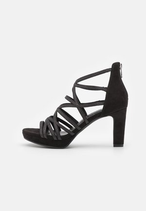 Plateausandalette - black