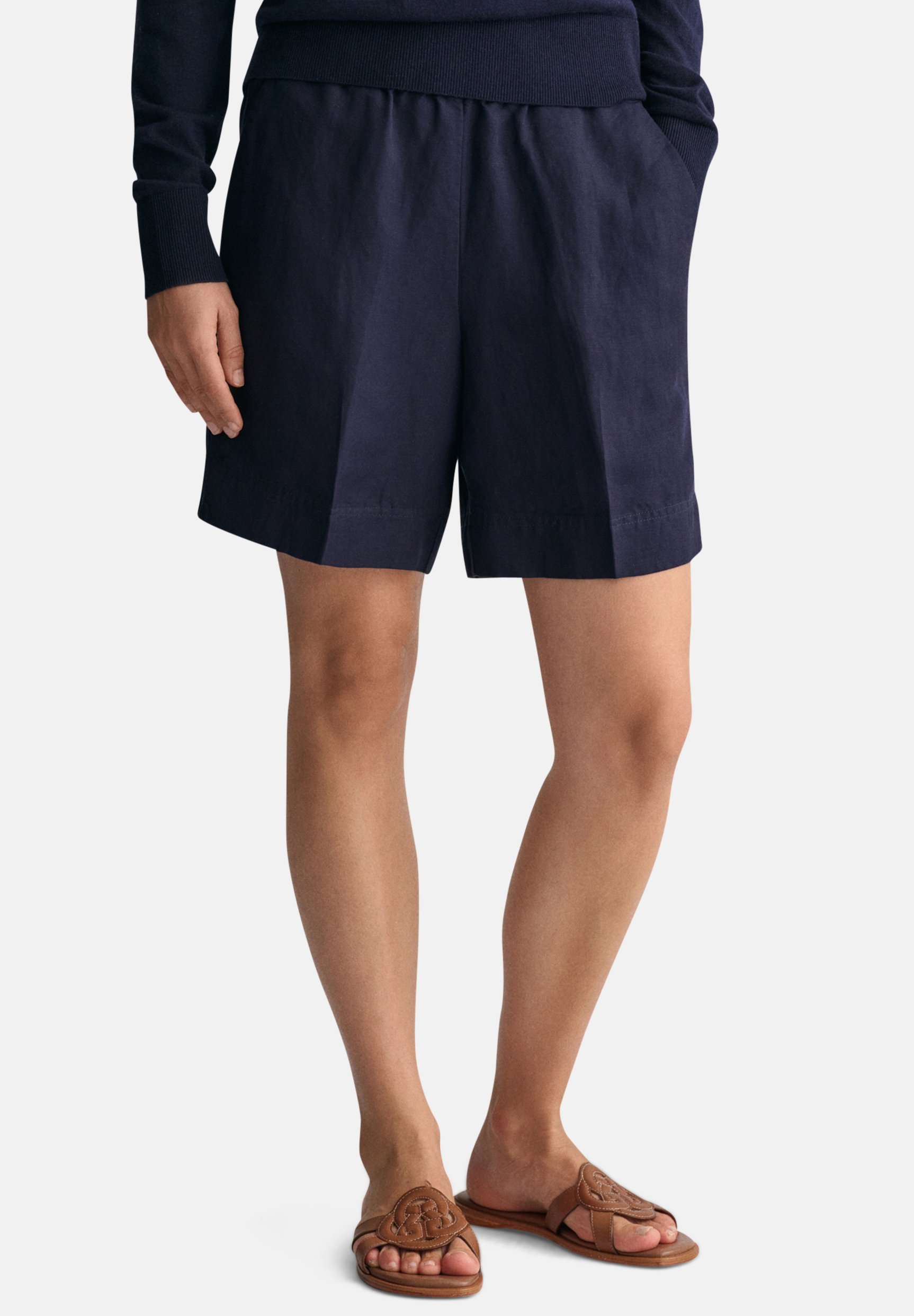 Short De Sport Gant Femme Bleu Pastel - Taille XS En Coton - Neuf Sans étiquette