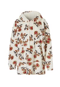 Happy Shorts INCL HOOD CHRISTMAS PRINT - Pyjamashirt - white