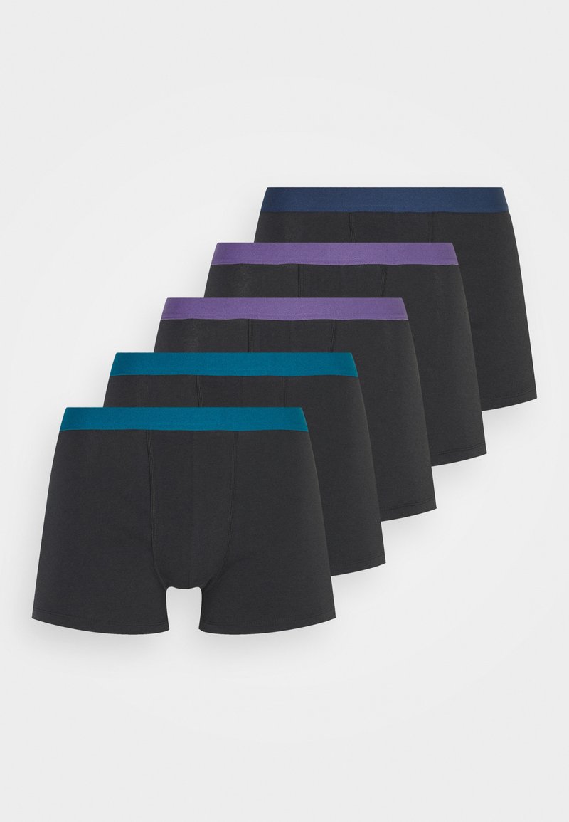 Herren Unterhosen | Pier One 5 PACK Panties black/schwarz - DW70279 Herren Unterhosen | Pier One 5 PACK Panties black/schwarz - DW70279