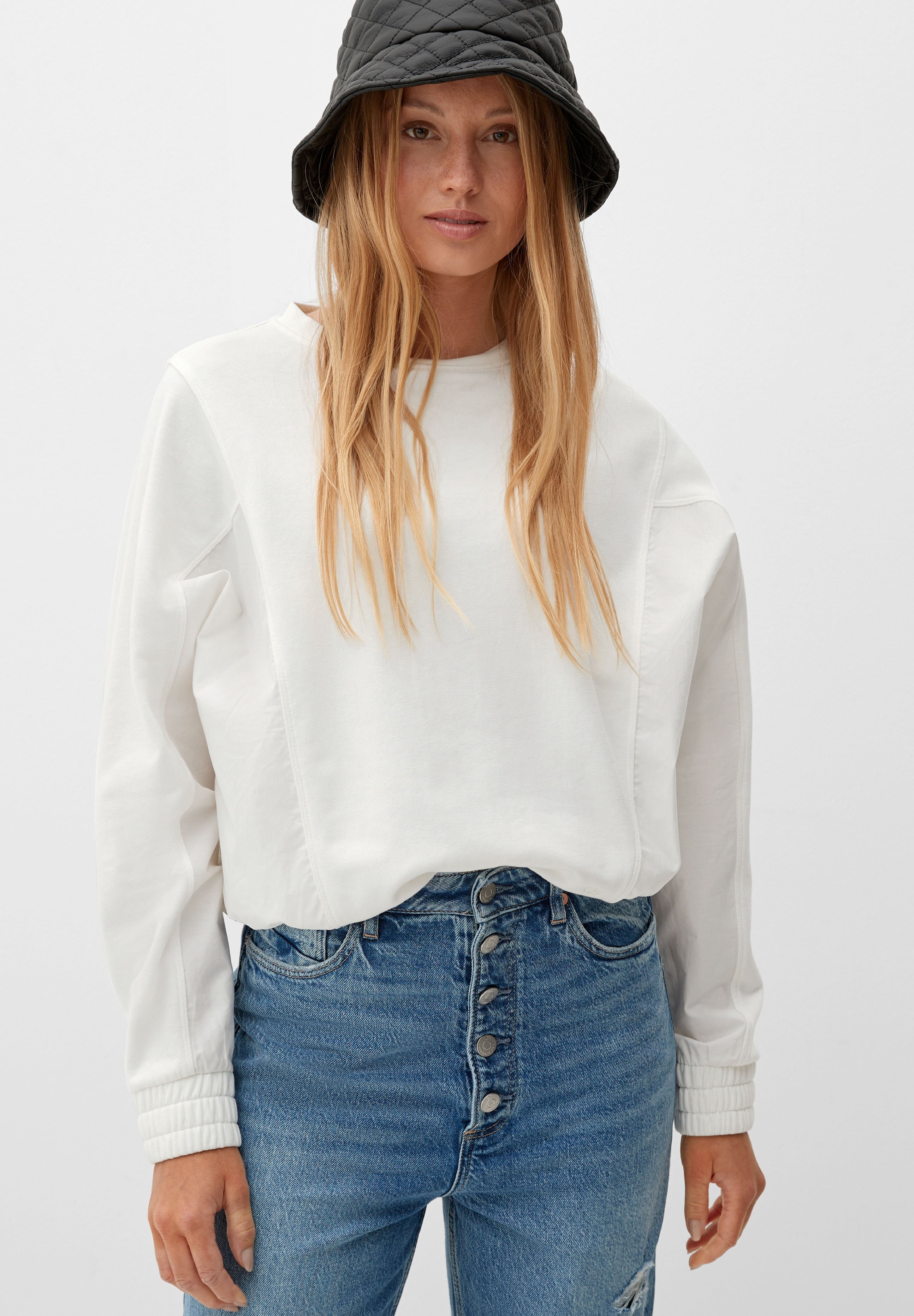 QS Damen Sweatshirt Mit Kapuze – Relaxed Fit Für Lässigen Look