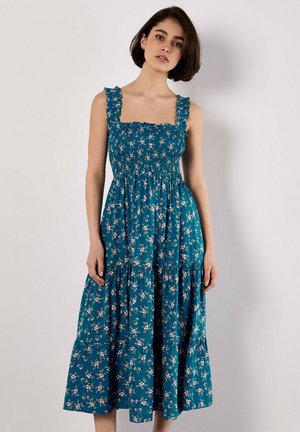 Apricot SMOCK TIERED - Freizeitkleid - blue