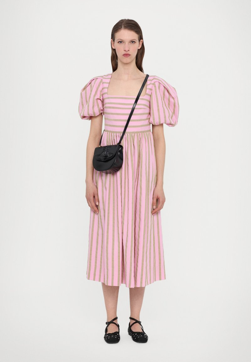 Stine Goya SOFT BLOUSON SLEEVE MIDI DRESS - Day dress - light pink -  Zalando.co.uk