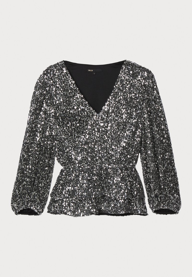 Maje Longsleeve zilverkleurig