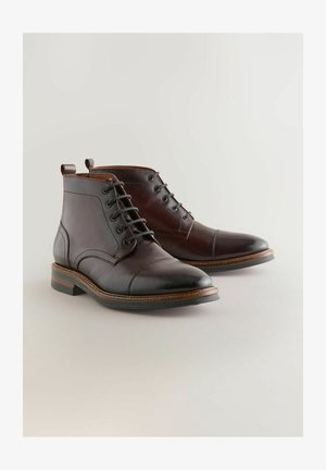 Next REGULAR FIT - Schnürstiefelette - burgundy red
