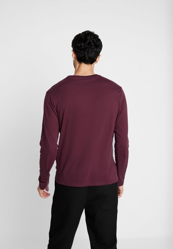 PI-YT-BAS0-0122 LONG SLEEVE TEE / 802 - BLACK - Long sleeved top - bordeaux4