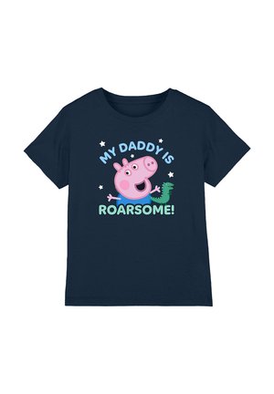 PEPPA PIG GEORGE PIG ROARSOME DADDY - Print T-shirt - dark blue