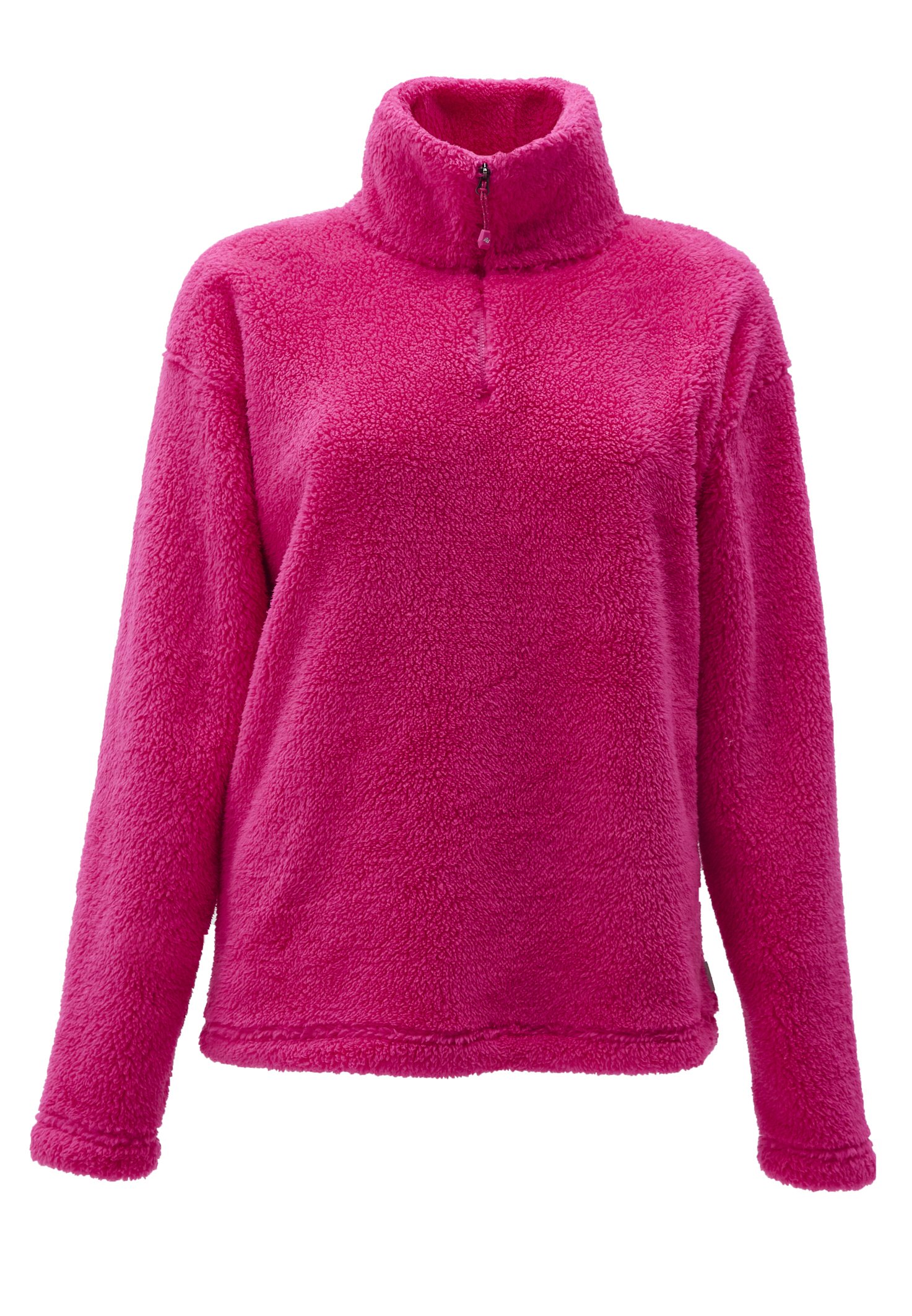 ZIP - Fleece jumper - lava/neon pink 