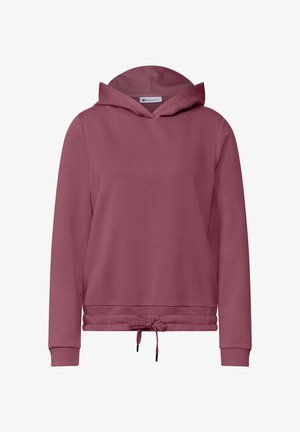 Street One, LONG-SLEEVE HOODED SWEATSHIRT - Hoodie - dark clouded blush