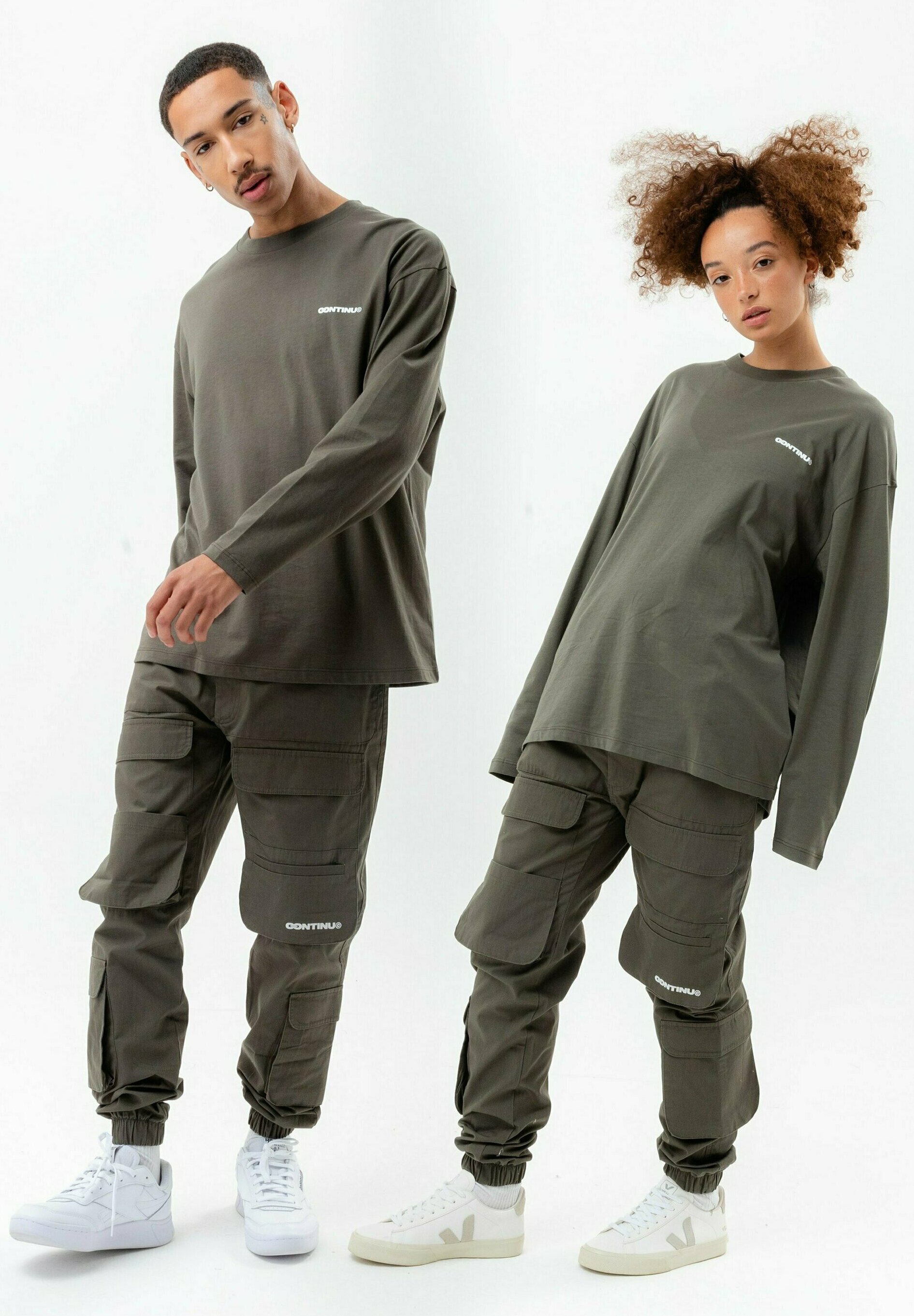 Hype CONTINU8 - CONTINU21114 - Cargobroek - khaki/kaki - Zalando.nl