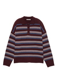 STRIPED - Polo majica - dark red