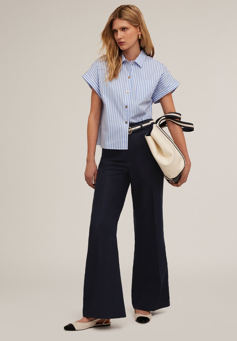 Motivi WIDE LEG Pantaloni blu