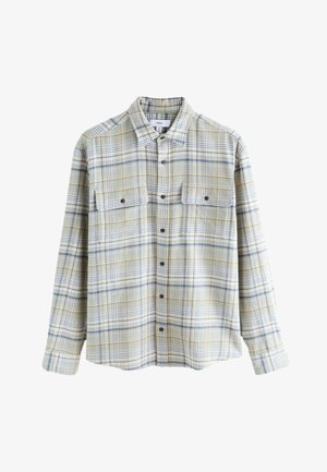 Next, REGULAR FIT - CHECK LONG SLEEVE - Overhemd - green