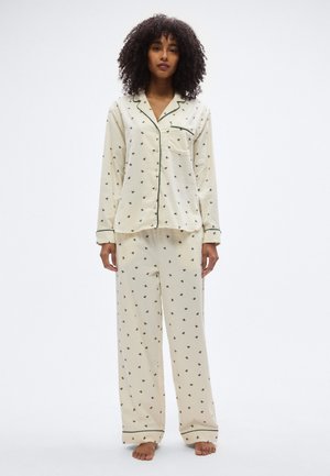 PJ - Conjunto de pijama - off-white/green