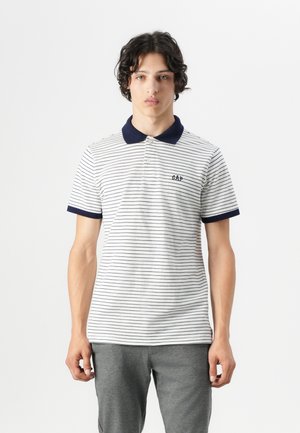 LOGO NOVELTY - Polo shirt - white/navy