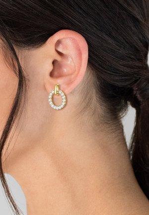 VERZIERT MIT KRISTALLEN VON SWAROVSKI - Pendientes - gelbgold