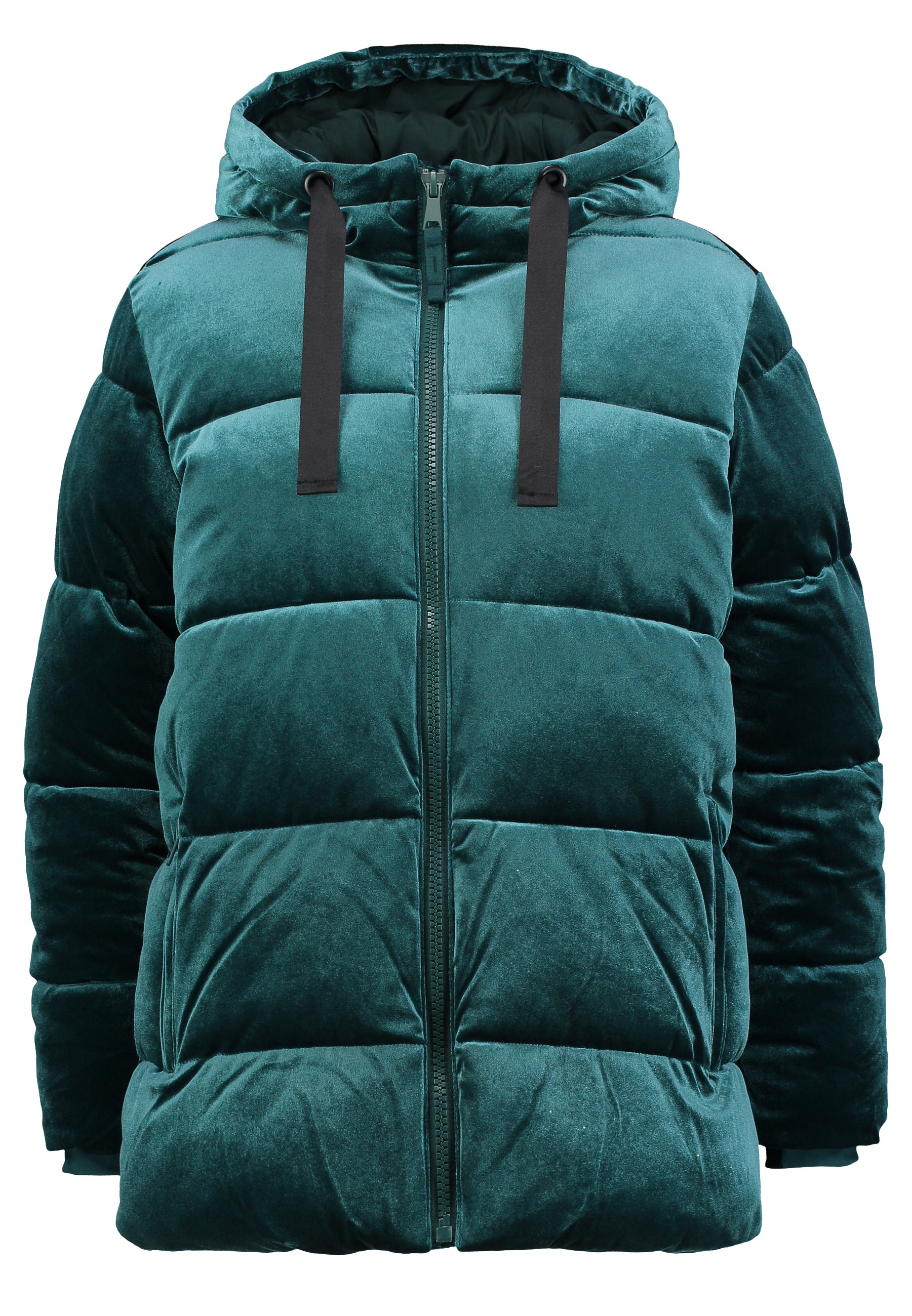 gap green velvet puffer