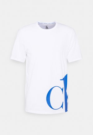 CREW NECK - Pyžamový top - white/blue