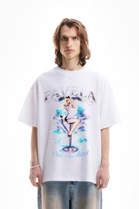 FAVELA - MARTINE UNISEX - Print T-shirt - white Thumbnail Image 1