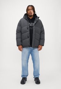 Jack & Jones JJWORLD PUFFER JACKET  - Jachetă de iarnă - asphalt