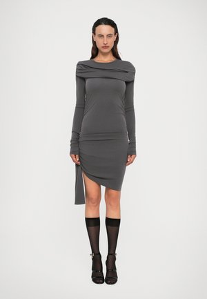 VIRGO MINI DRESS - Jerseykjole - graphite