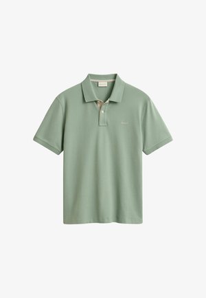 GANT, REG CONTRAST PIQUE SS POLO - Polo - surplus mint