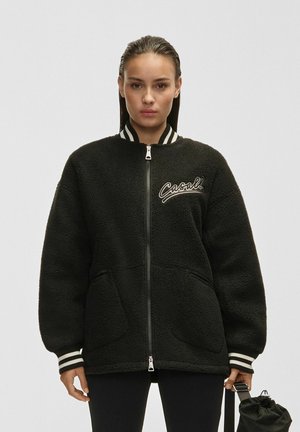 ALMA VARSITY  - Fleecejacka - black