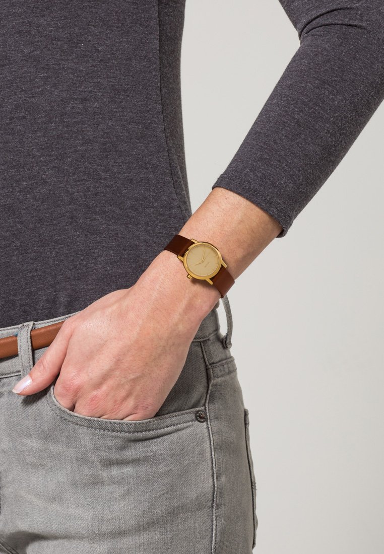 Nixon KENZI - Watch - gold/saddle/cognac - Zalando.ie