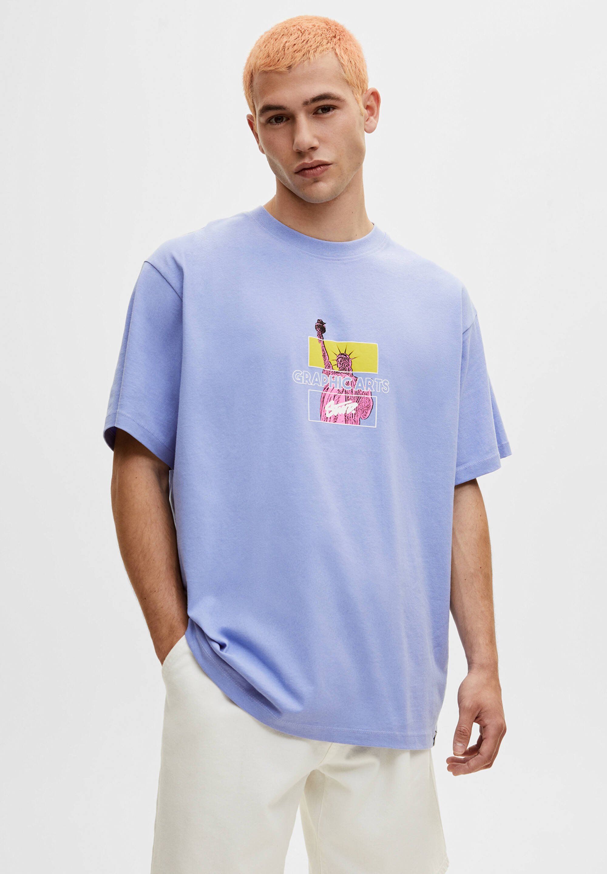 pull and bear graphic t shirt