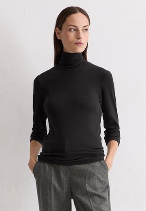 TURTLE NECK - Langarmshirt - black