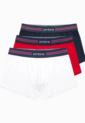 SET OF 3 PIECES OF CLASSIC - Boxerbriefs - white red navy