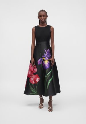 VILA VICLARA ANKLE MIX PRINTED DRESS - Gallakjole - black