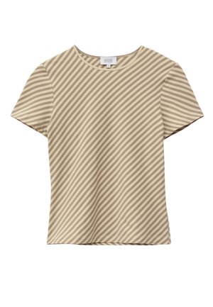 & OTHER STORIES, & OTHER STORIES SLIM PRINT T-SHIRT - Trükipildiga T-särk - warm beige