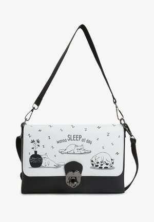 SLEEPING CAT - Across body bag - multicolor