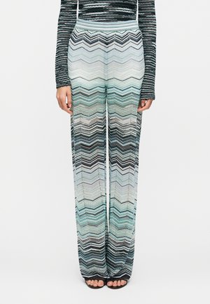 Missoni TROUSERS - Pantalon classique - turquoise tones