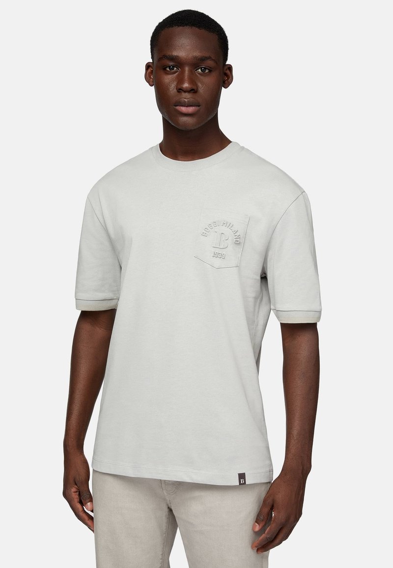 Boggi Milano BLEND  - Jednoduché tričko - light green