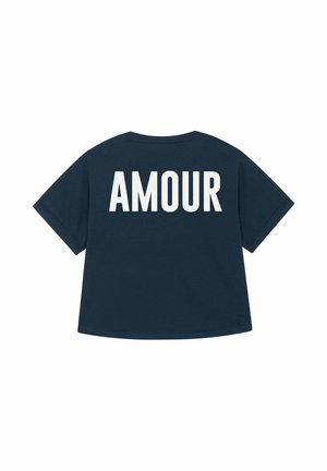 T-shirt con stampa - dark blue