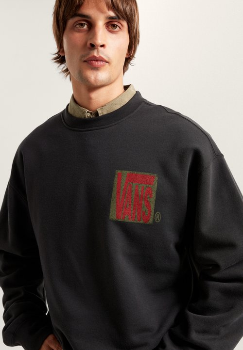 Vans STRETCH STACK CRACKLE CREW - Sudadera - black — photo 3