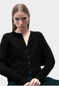 Marks & Spencer CREW NECK  - Cardigan - black
