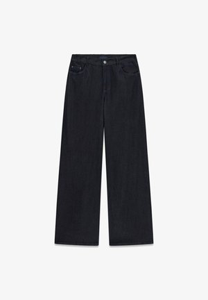 Guess, WIDE LOOSE - Pantalon classique - black