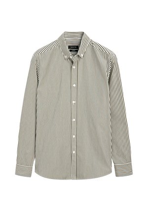 Massimo Dutti, REGULAR FIT STRIPED POPLIN SHIRT - Shirt - green