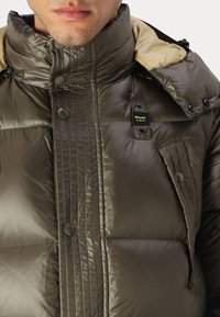 Blauer ABBOT - Dūnu mētelis - pigna green/beige
