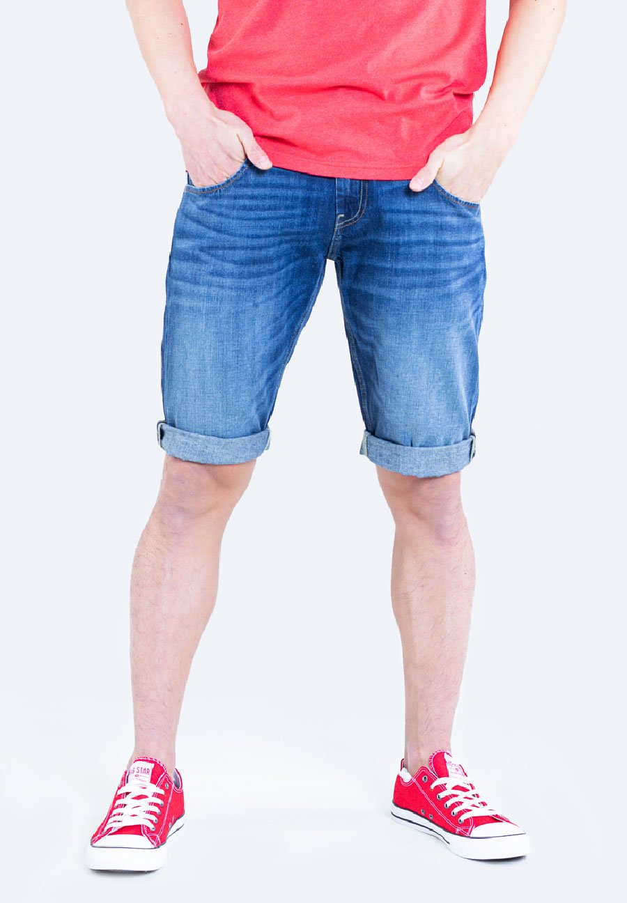 CONNER - Denim shorts - aquablau/blue 