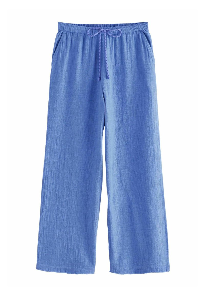 Next - WIDE LEG - Hlače - blue, Povećaj