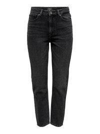 Jeans straight leg - black denim