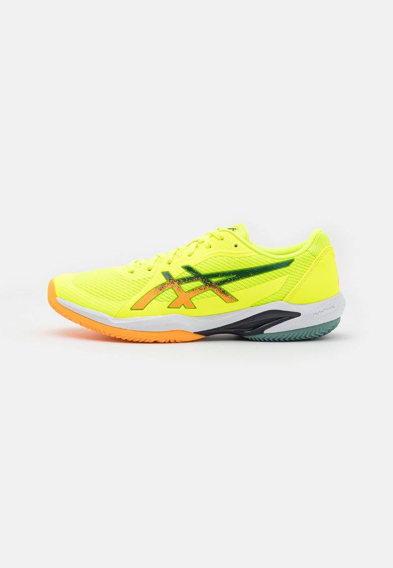 ASICS SOLUTION SWIFT FF 2 - Chaussures de padel - safety yellow/stadium orange