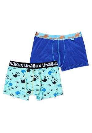 Unabux 2-PACK MAMOUTH HIKE MIX - Kurze Boxershorts - turquoise