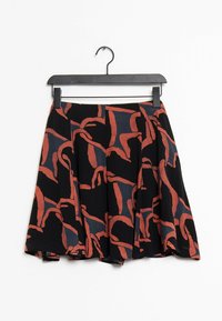 PS Paul Smith A-lijn rok - black/orange/dark grey