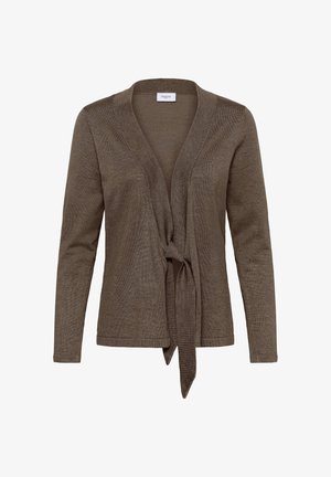Saint Tropez, MILASZ TIE CARDIGAN - Gilet - major brown melange