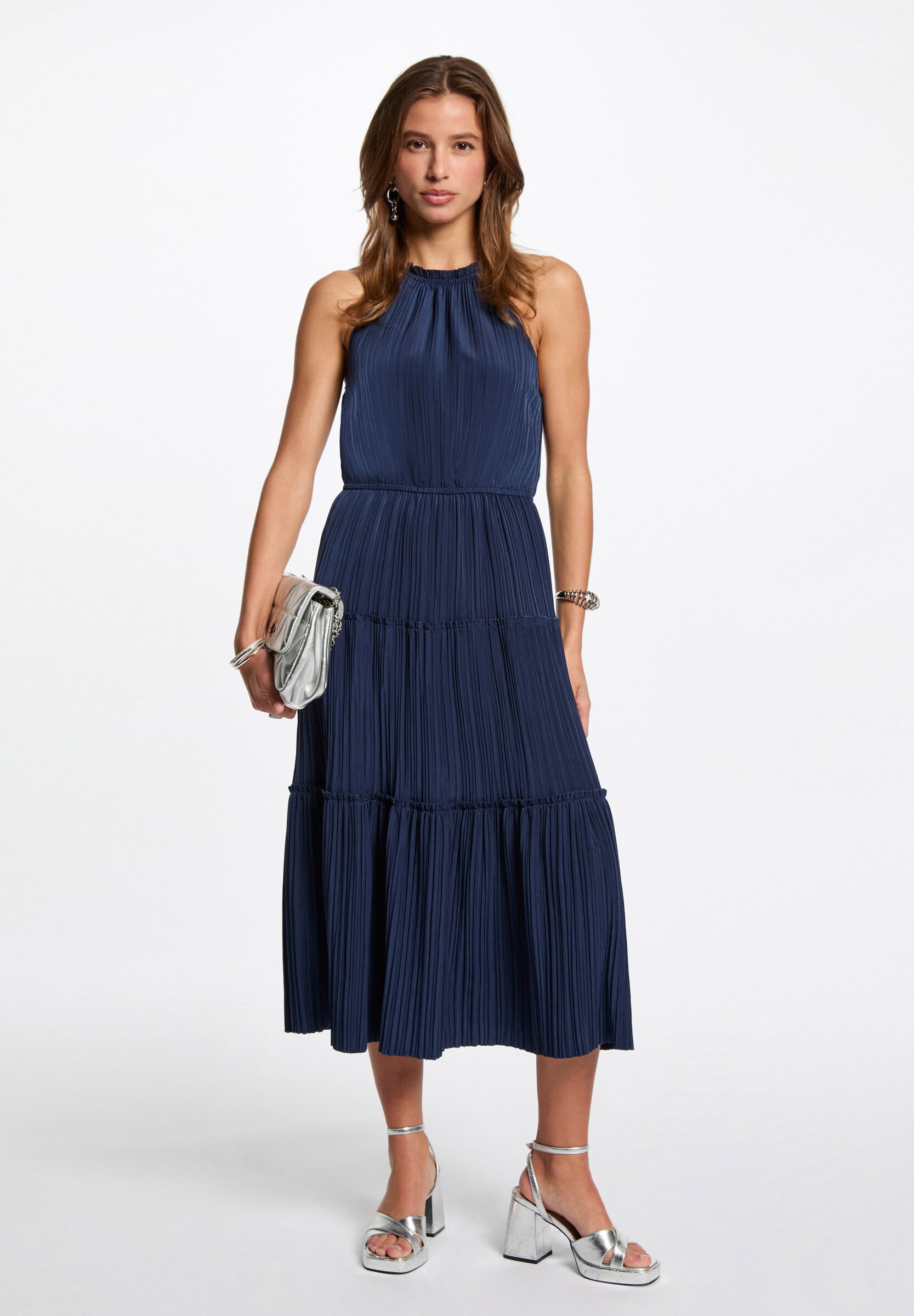 Morgan ROMINA Vestido informal ardoise m/azul